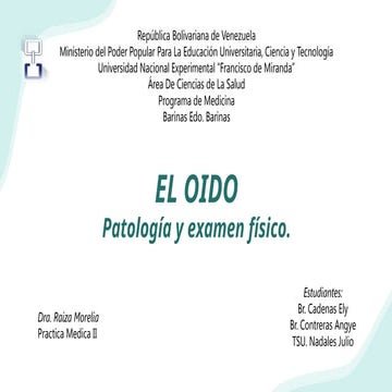 TEMA 1: Examen OIDOS Practica Médica II.pptx
