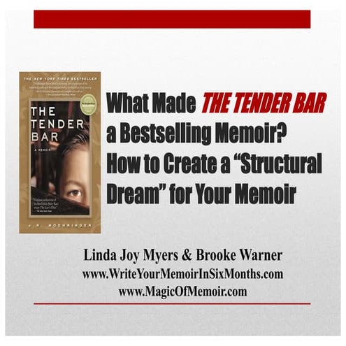 Class 1: What Made THE TENDER BAR a Best-selling Memoir?