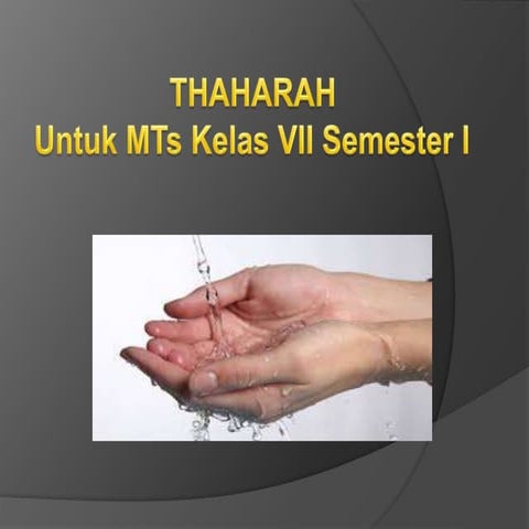 PPT Thaharah