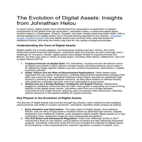The Evolution of Digital Assets_ Insights from Johnathan Helou.docx