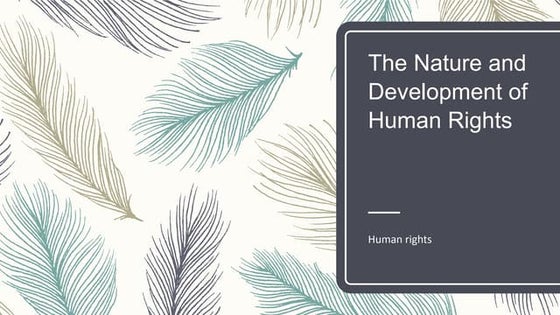 Human rights watch | PPTX