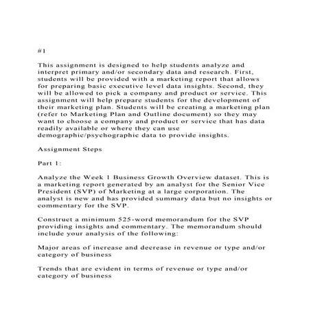 #1This assignment is designed to help students analyze and i.docx