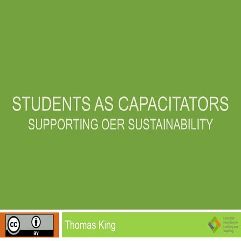 Postgraduate students as OER capacitators