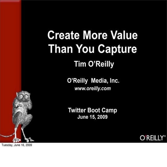 Create More Value Than You Capture