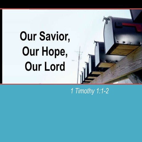 1 Timothy 2 | PPT