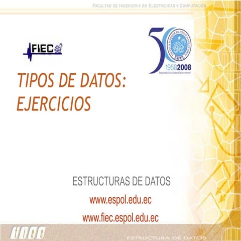 1 Tipos De Datos Ejercicios