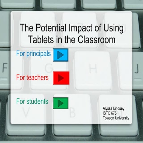 1 to 1 devices   how they will impact stakeholders