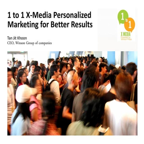 1 to 1 Cross Media Personalized Marketing