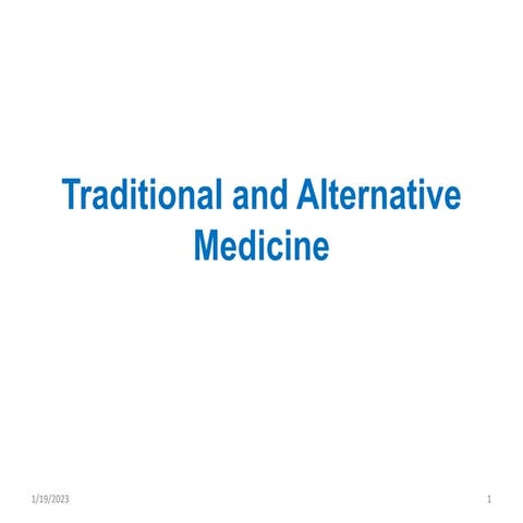 1 Traditional Medicine.ppt