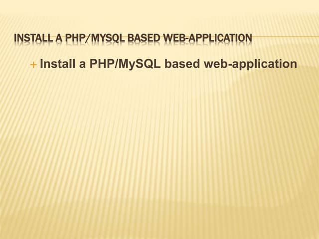 1 training intro