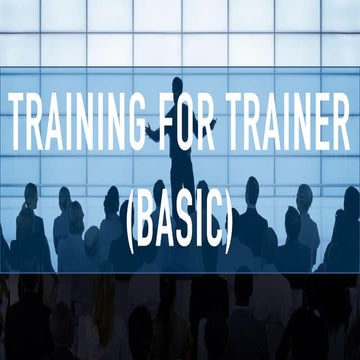 TFT - Public Speaking & Training Management (Basic)