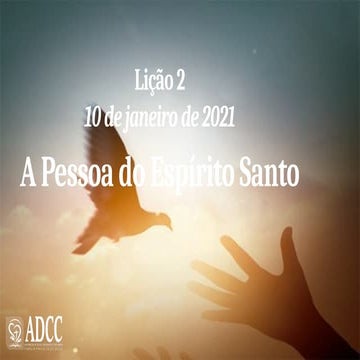 1º Trimestre 2021 - Lição 2 - escola de biblica de adultos