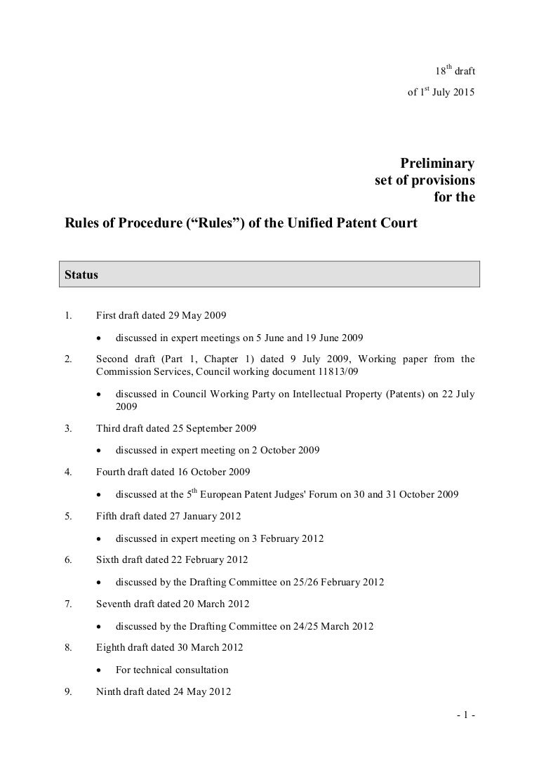 upc-rules-of-procedure-draft-18