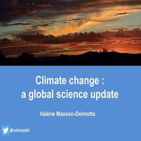Introduction to climate change science | PPTX