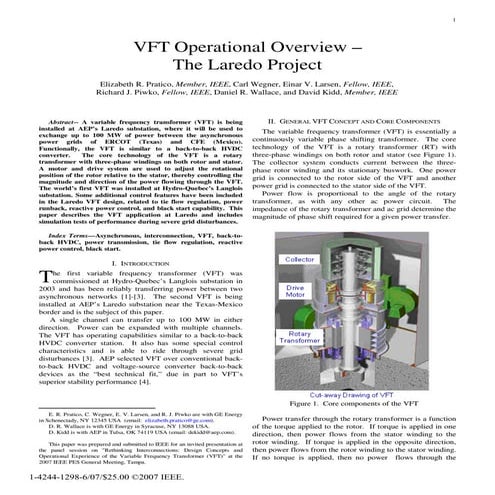 VFT Laredo project | PDF