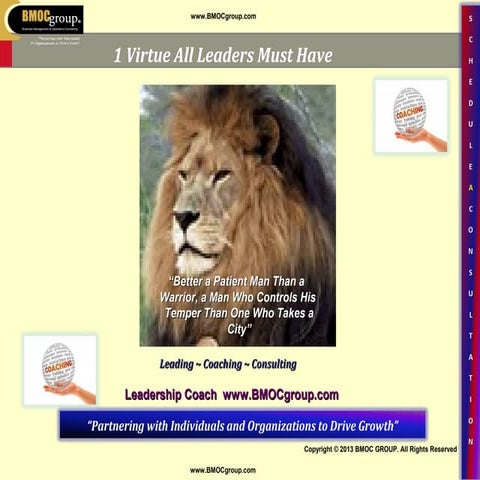 1 Virtue All Leaders  Must Have