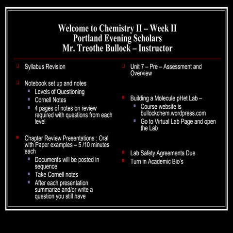 Chem II Day IV | PPT