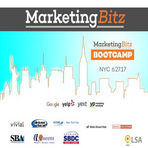 NYC MarketingBitz Bootcamp: Welcome & Overview