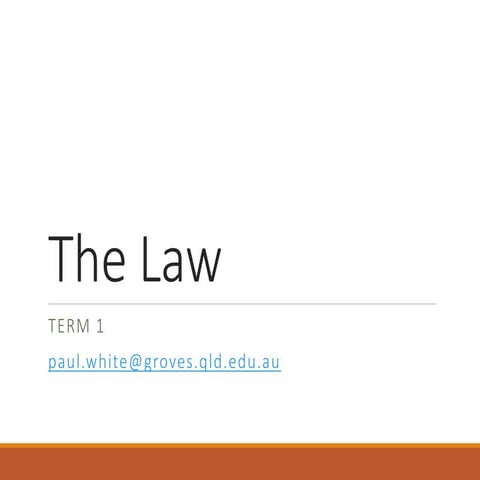 1 What is law?