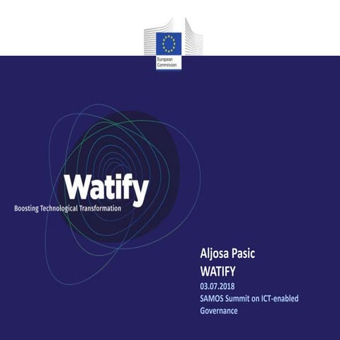 The Watify Project: Is there life after death: the new role for government is...
