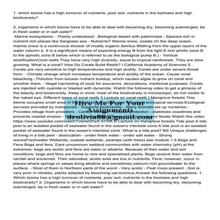 Beyond Belief The Unexpected Biome With The Highest Soil Nutrients - irjjuwv