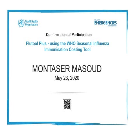 Certificate of progress towards the Sustainable Development Goals