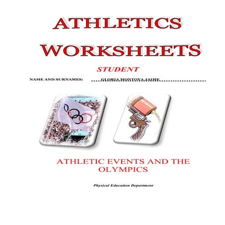 1 worksheet athletics & the olympics