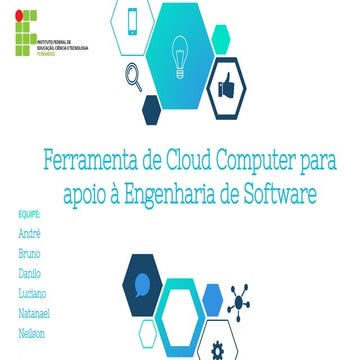 Ferramenta de Cloud Computer para apoio à Engenharia de Software