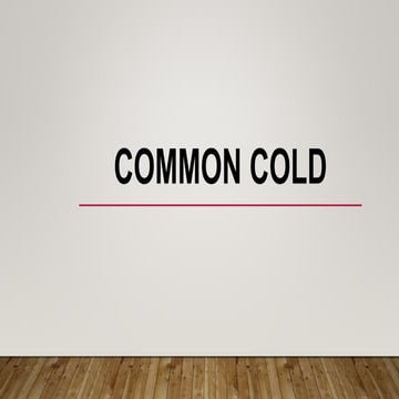 Common cold