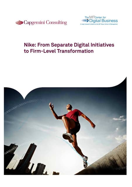 Nike; digital transformation case study