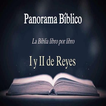 1 y 2 Reyes.pdf estudio sobre los libros de reyes | PDF