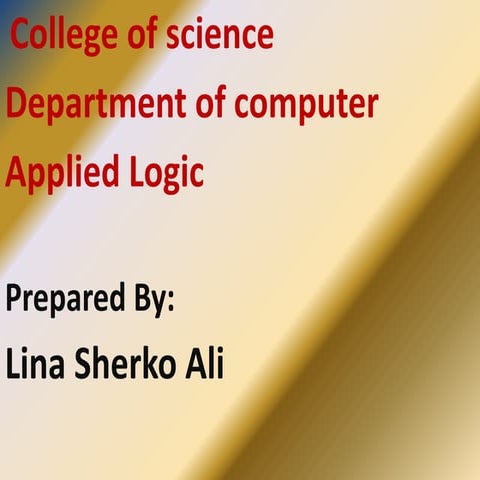 Applied Logic | PPTX