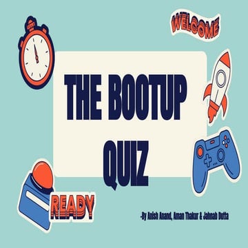 2021-22 Bootup Quiz Prelims IIT Jodhpur