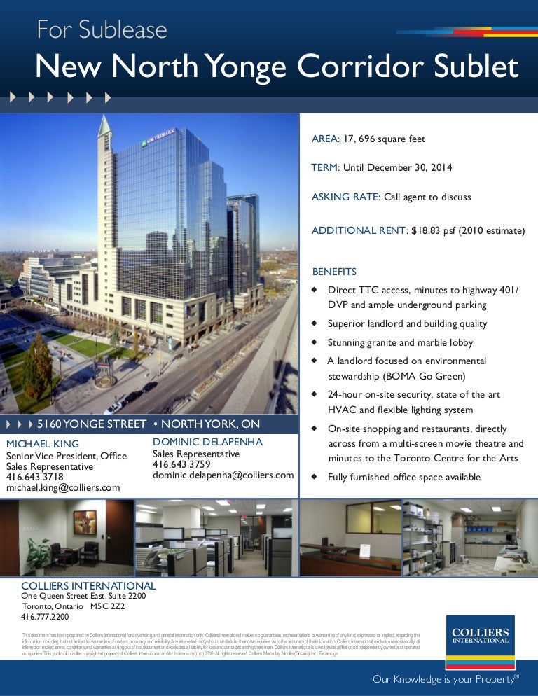 yonge and sheppard toronto commercial real estate july