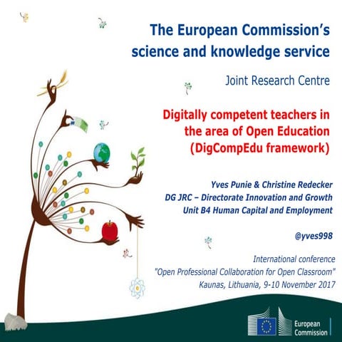 Digitally competent teachers in the area of open education