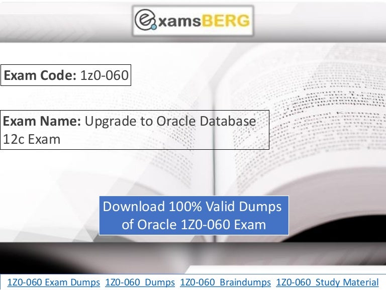 Free Oracle 1z0 060 Practice Test