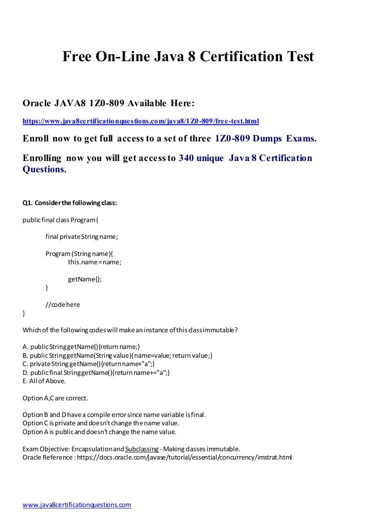 1z1-809 Lernressourcen