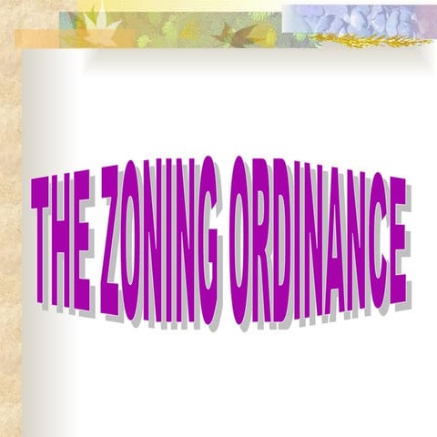 Zoning Ordinance 2 (use for EnP review) .ppt