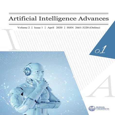 Artificial Intelligence Advances | Vol.2, Iss.1 April 2020 | PDF