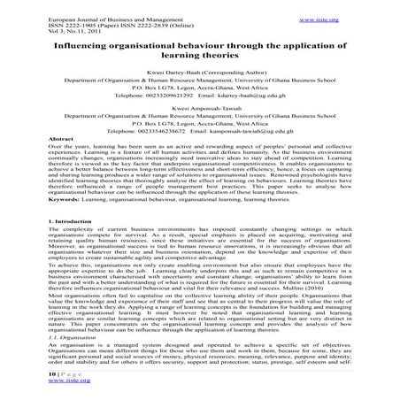 2.[10 18]influencing organisational behaviour through the application of lear...