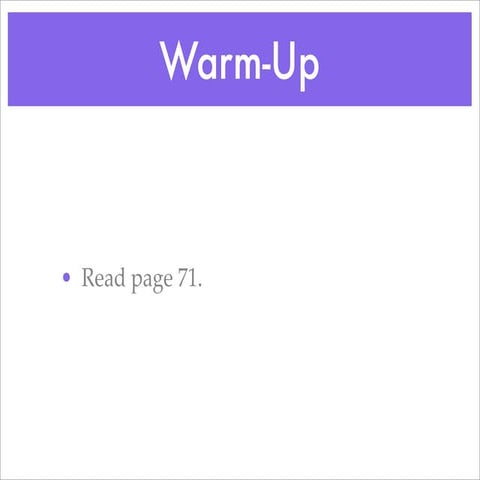 Advanced Algebra 2.1&2.2