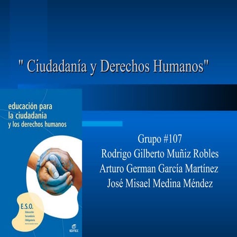 Ciudadania y Derechos Humanos