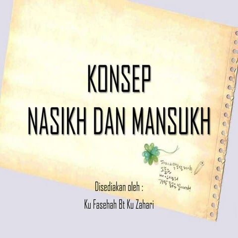2.8.2012   konsep nasikh mansukh complete