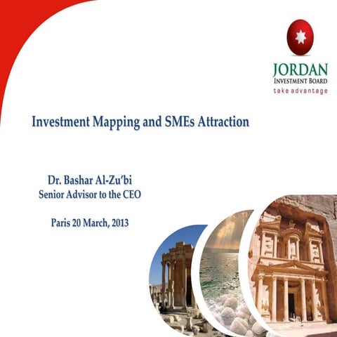 Investment mapping and SME attraction in Jordan | PPTX