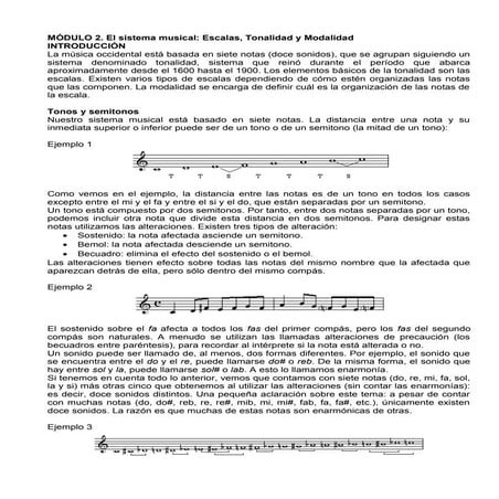 La escala musical ascendente y descendente | PPTX