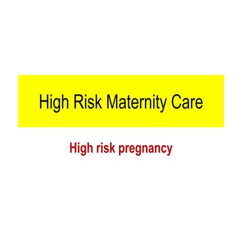 2. mongolia(high risk maternity care overview)