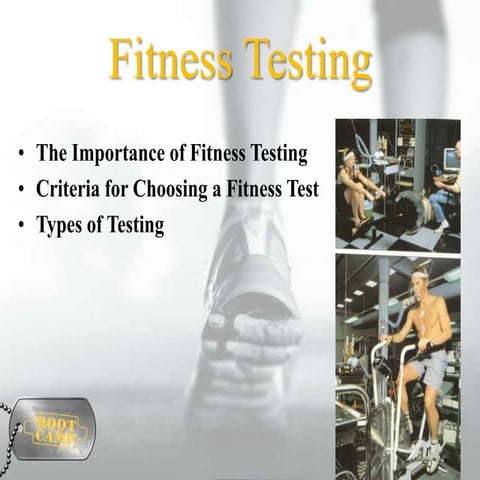 Fitness testing | PPT