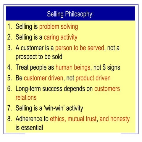 Theories of selling | PPTX