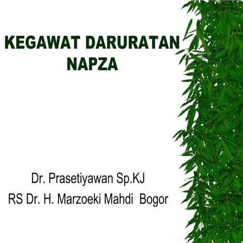 KEGAWAT-DARURATAN NAPZA