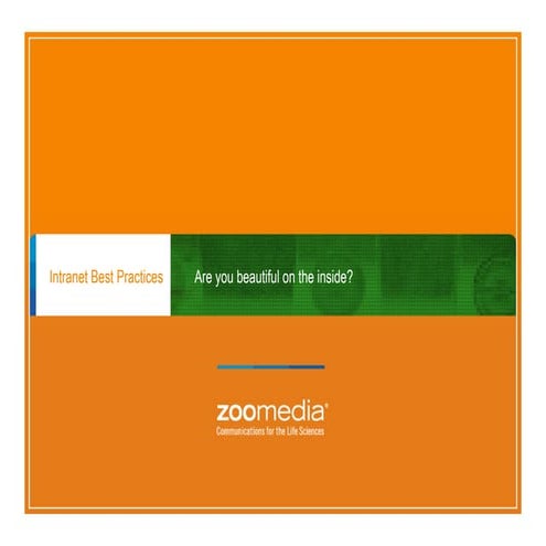Zoomedia Intranet Best Practices